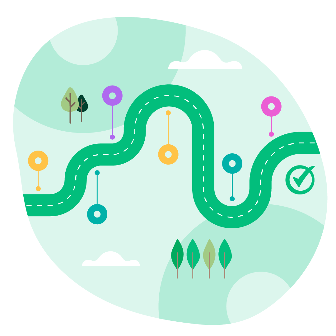 Journey To Net Zero Graphic